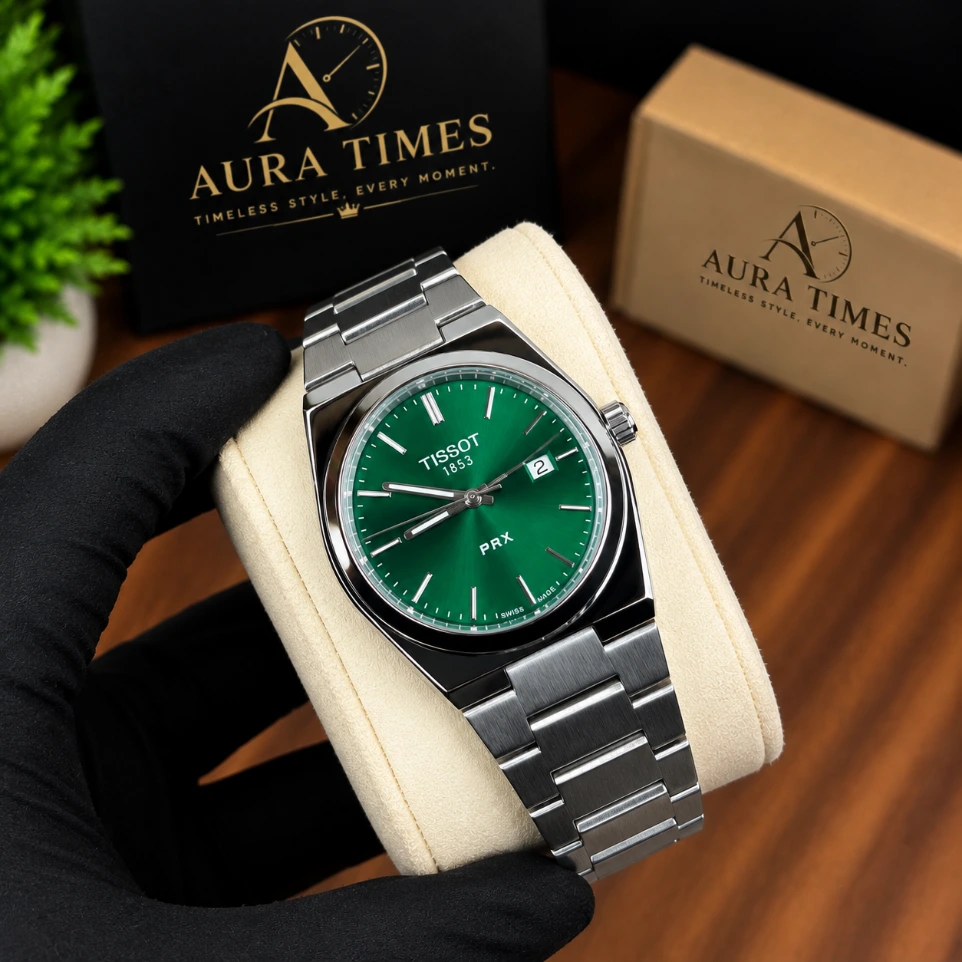 TISSOT PRX Green Dial Watch