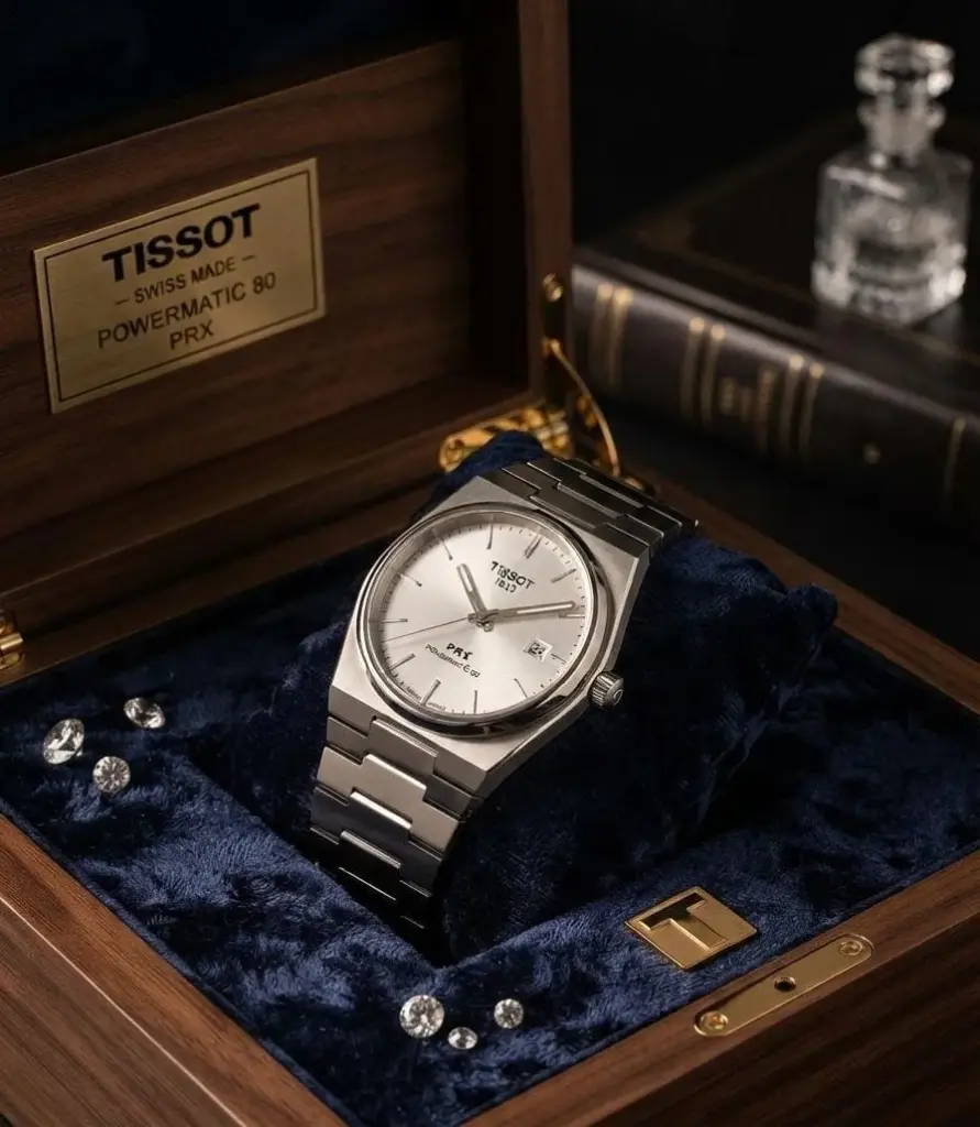 TISSOT PRX Silver Dial Watch