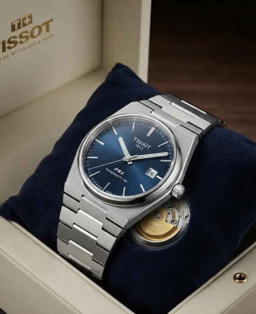 TISSOT PRX Blue Dial Watch