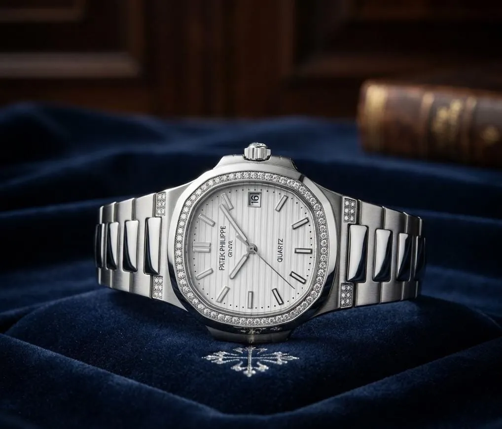 PATEK PHILIPPE Nautilus-Style white Dial Watch